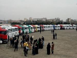 229 Yardım Tırı Suriye Yolunda