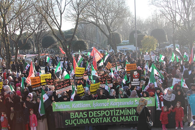 3 Yıldır Direnen Suriye İçin Fatih’te Yürüyüş 20