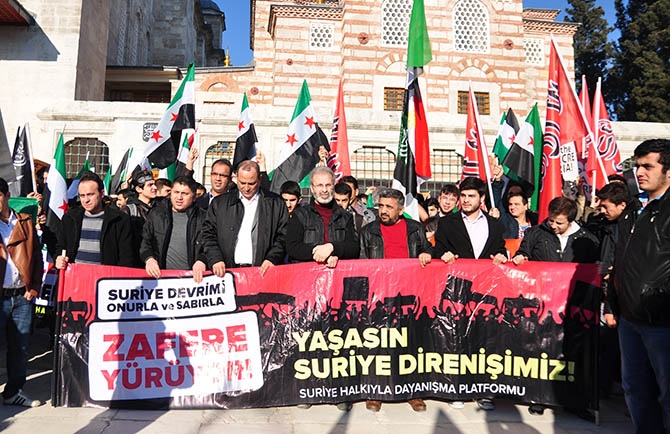 3 Yıldır Direnen Suriye İçin Fatih’te Yürüyüş 42