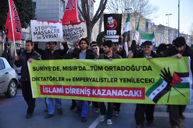 3 Yıldır Direnen Suriye İçin Fatih’te Yürüyüş 8