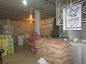 Özgür-Der’den  Deyr-ez Zor’da Gıda dağıtımı