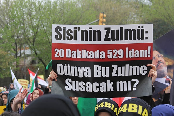 Fatih’te Binler Mısırlı Kardeşlerimiz İçin Yürüdü 11