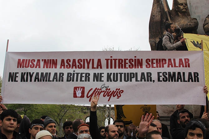 Fatih’te Binler Mısırlı Kardeşlerimiz İçin Yürüdü 14