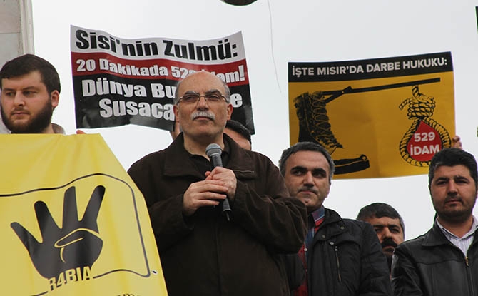 Fatih’te Binler Mısırlı Kardeşlerimiz İçin Yürüdü 16