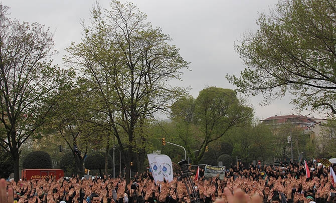 Fatih’te Binler Mısırlı Kardeşlerimiz İçin Yürüdü 17