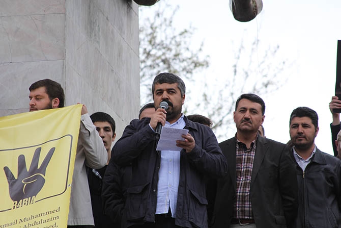 Fatih’te Binler Mısırlı Kardeşlerimiz İçin Yürüdü 19