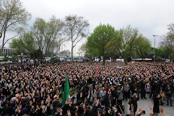 Fatih’te Binler Mısırlı Kardeşlerimiz İçin Yürüdü 31