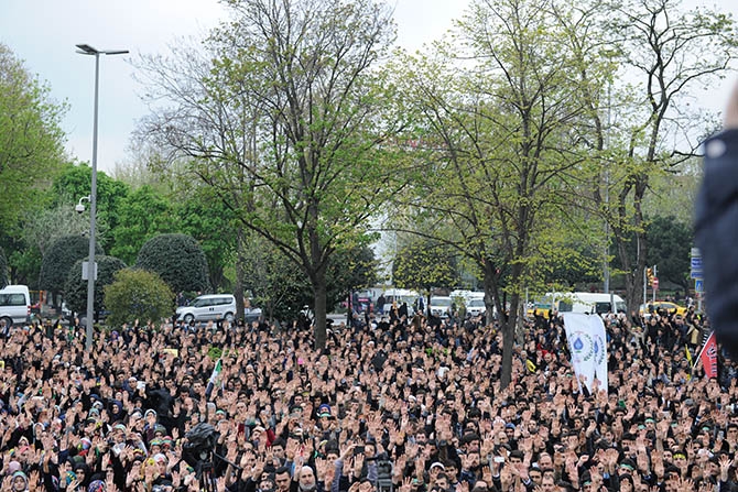 Fatih’te Binler Mısırlı Kardeşlerimiz İçin Yürüdü 32