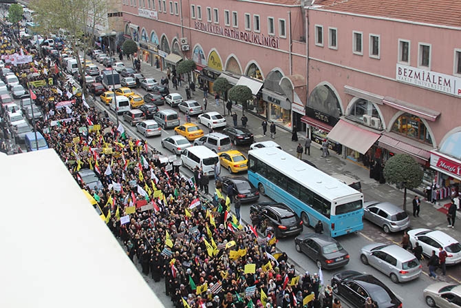Fatih’te Binler Mısırlı Kardeşlerimiz İçin Yürüdü 5