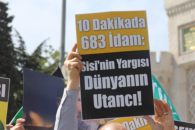 Şehzadebaşı'ndan Beyazıt'a Mısır'a Destek Yürüyüşü 27