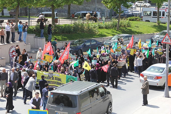 Şehzadebaşı'ndan Beyazıt'a Mısır'a Destek Yürüyüşü 38