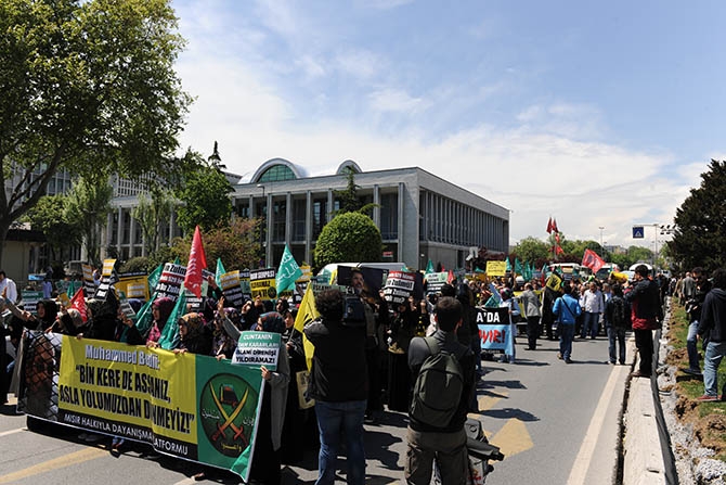 Şehzadebaşı'ndan Beyazıt'a Mısır'a Destek Yürüyüşü 39