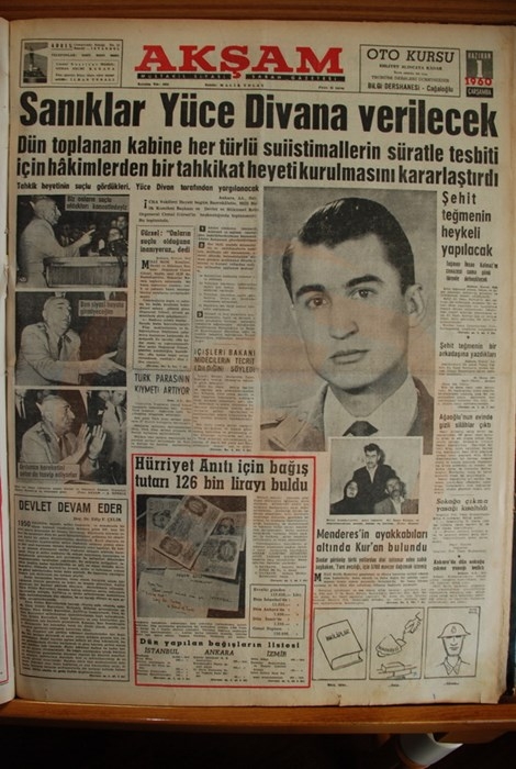 Menderes'i İdama Götüren Darbeci Manşetler 24