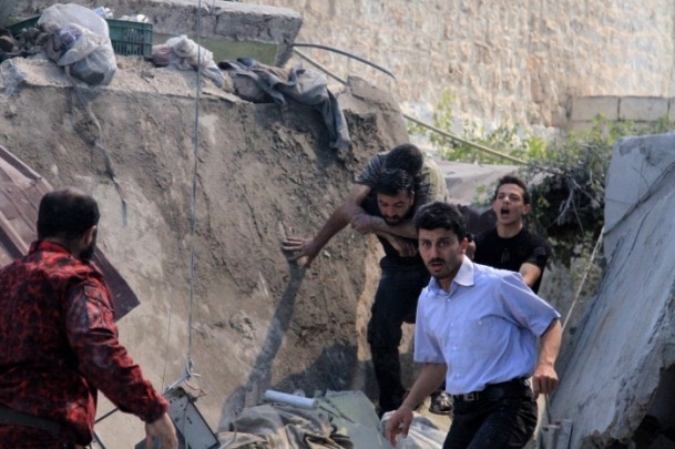 "Varil Bombası" Bu Sefer Cami Bölgesini Vurdu 4
