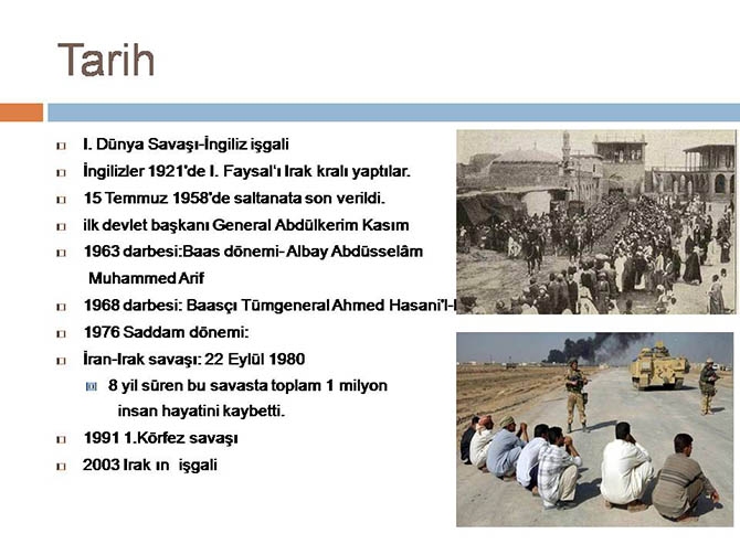 Irak'ın Dünü, Bugünü ve Yarını (Seminer Notları) 11