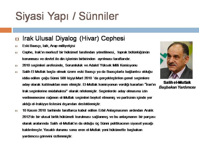 Irak'ın Dünü, Bugünü ve Yarını (Seminer Notları) 18