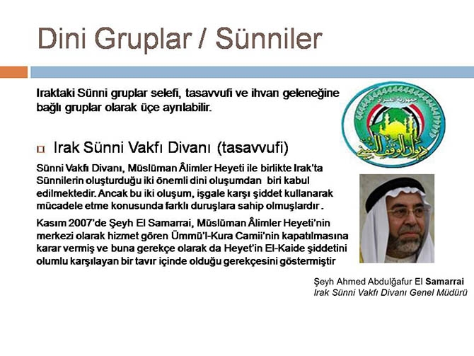 Irak'ın Dünü, Bugünü ve Yarını (Seminer Notları) 25