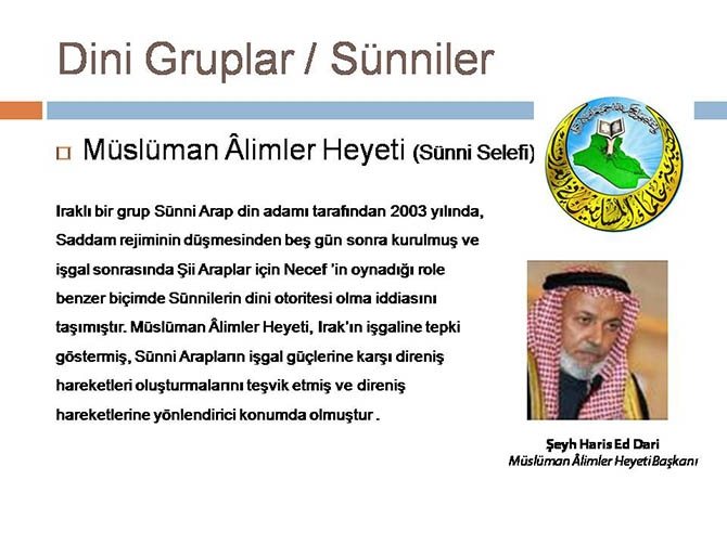 Irak'ın Dünü, Bugünü ve Yarını (Seminer Notları) 26