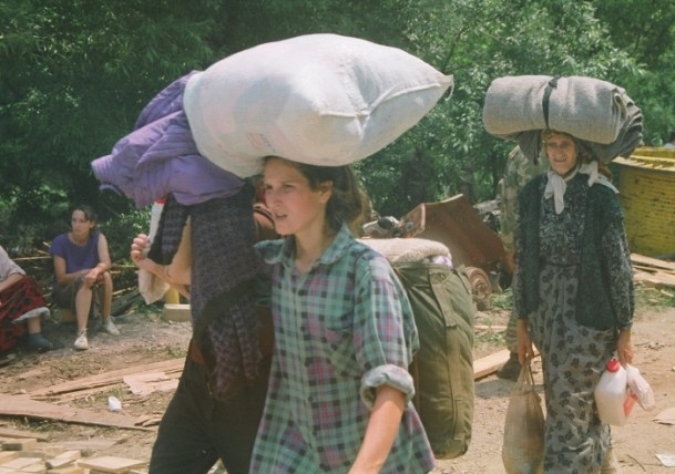 Boşnakların Ölüm Yürüyüşünün Fotoğrafları 7