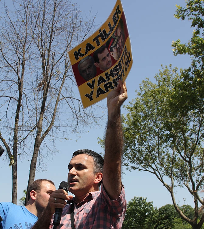 Fatih'te Binlerce Kişi İsrail'i Lanetledi 24