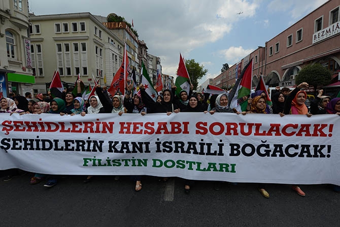 Fatih’te Binlerce Kişi Gazze Direnişini Selamladı 19