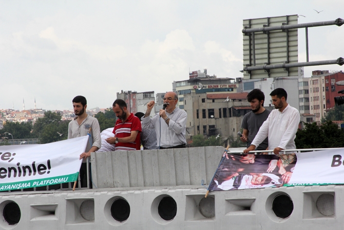 Siyonist Vahşet Eminönü Meydanında Lanetlendi! 23