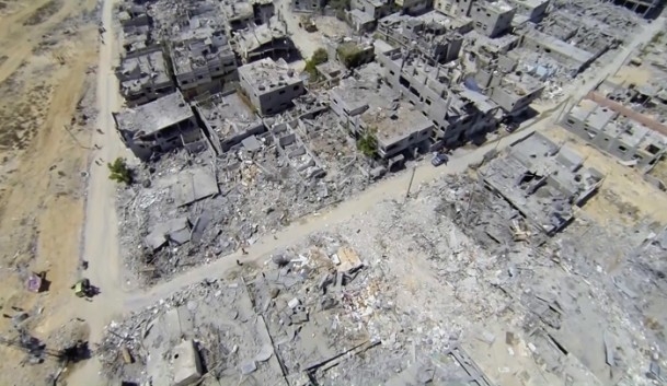 Gazze'deki Yıkım Havadan Görüntülendi 1