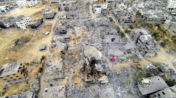 Gazze'deki Yıkım Havadan Görüntülendi 4
