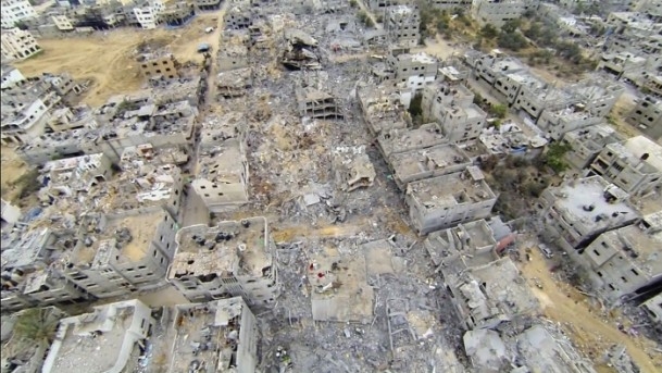 Gazze'deki Yıkım Havadan Görüntülendi 5