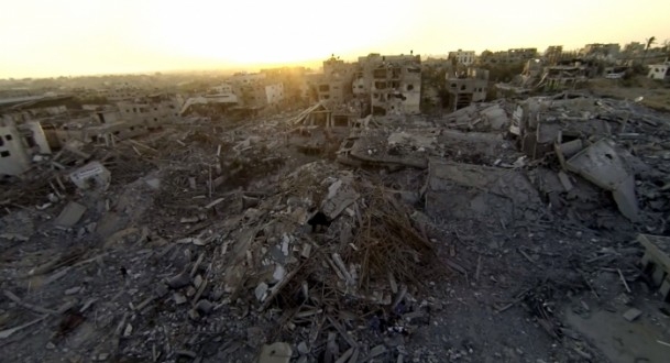 Gazze'deki Yıkım Havadan Görüntülendi 7