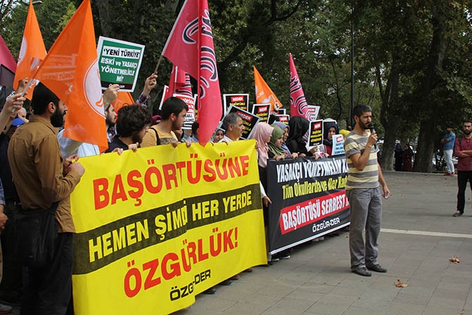 Fatih'te Başörtüsü Eylemi 6