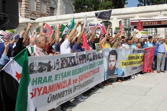Ahrar Şehitleri İçin Fatih’te Gıyabi Cenaze Namazı 17