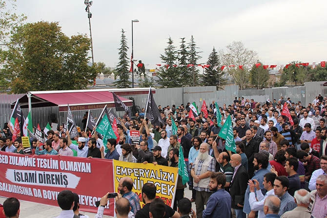 ABD Saldırıları Fatih Camii’nde Protesto Edildi 25