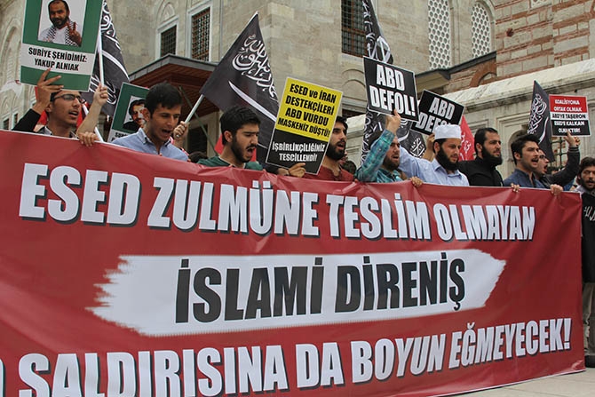 ABD Saldırıları Fatih Camii’nde Protesto Edildi 3