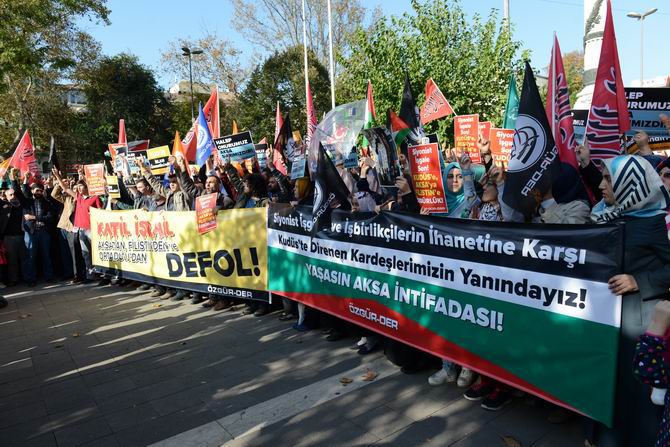 İstanbul Saraçhane'de Mescidi Aksa Eylemi 1