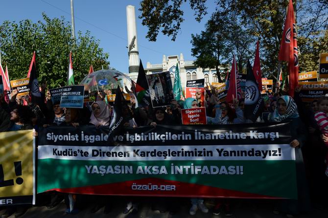 İstanbul Saraçhane'de Mescidi Aksa Eylemi 16