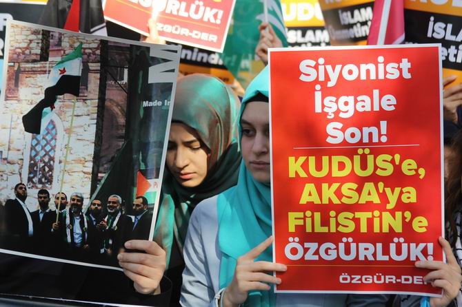 İstanbul Saraçhane'de Mescidi Aksa Eylemi 2