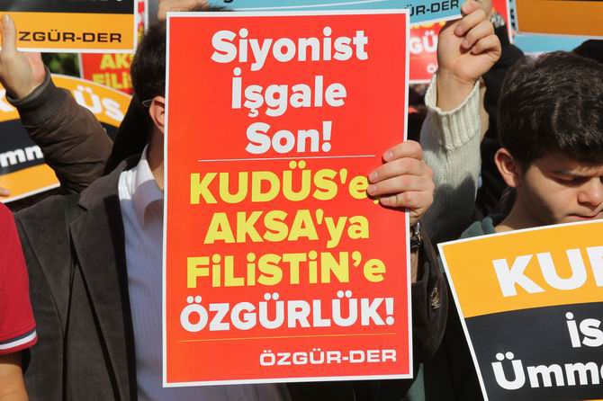 İstanbul Saraçhane'de Mescidi Aksa Eylemi 5