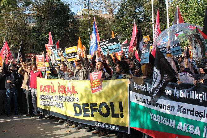 İstanbul Saraçhane'de Mescidi Aksa Eylemi 9
