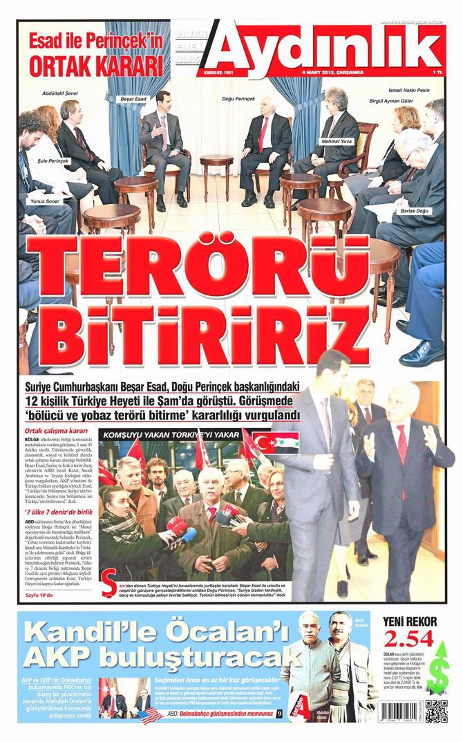 Gazete Manşetleri - 4 Mart 2015 27