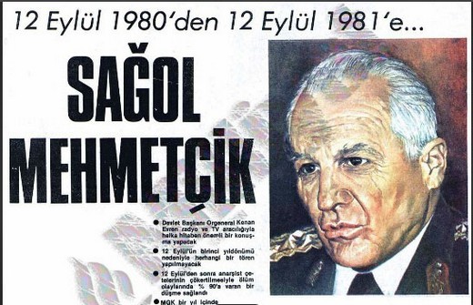 12 Eylül Darbesi Gazete Manşetleri