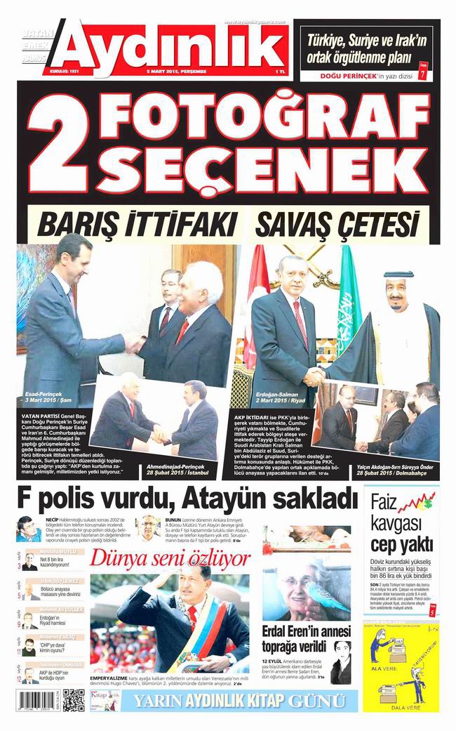 Gazete Manşetleri - 5 Mart 2015 3
