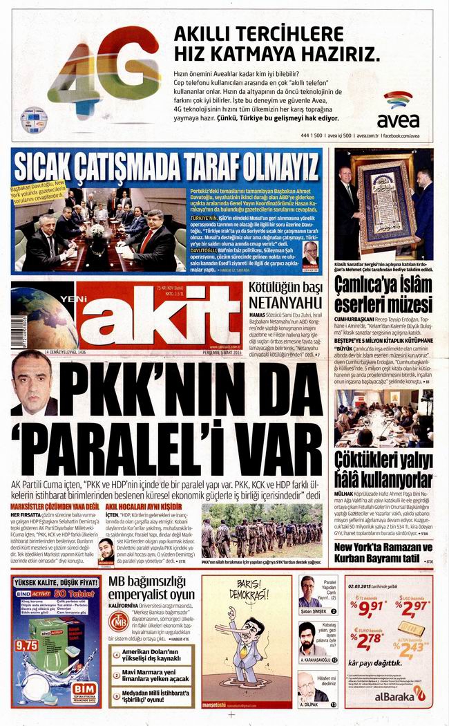 Gazete Manşetleri - 5 Mart 2015 32