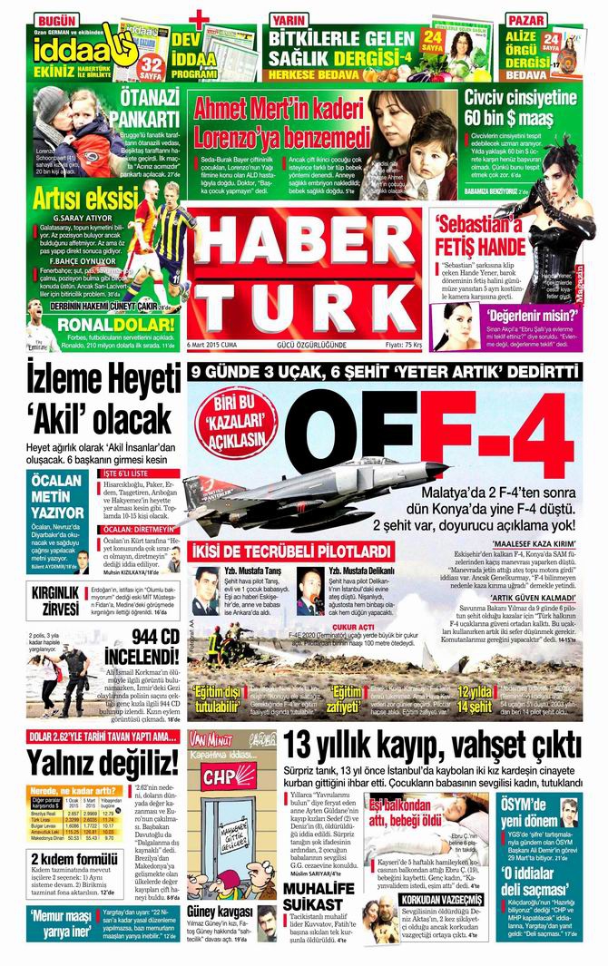 Gazete Manşetleri - 6 Mart 2015 10