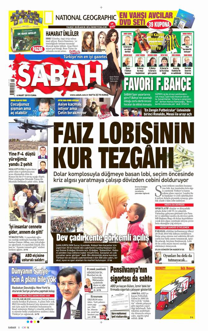 Gazete Manşetleri - 6 Mart 2015 21