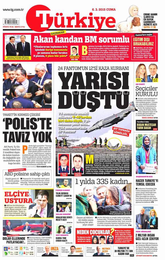 Gazete Manşetleri - 6 Mart 2015 27