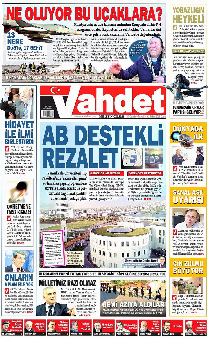 Gazete Manşetleri - 6 Mart 2015 28
