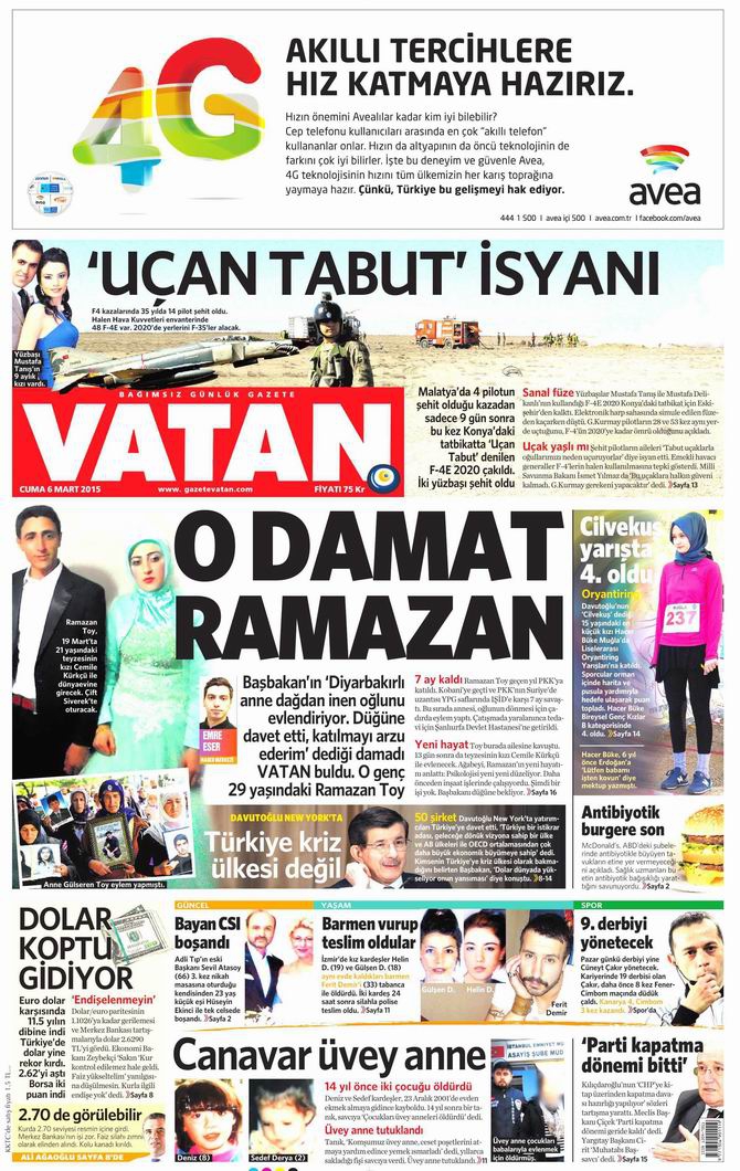 Gazete Manşetleri - 6 Mart 2015 29