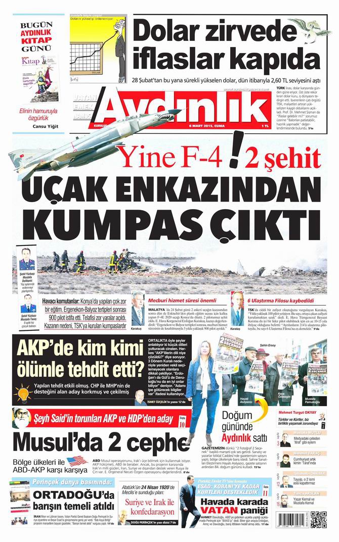 Gazete Manşetleri - 6 Mart 2015 3