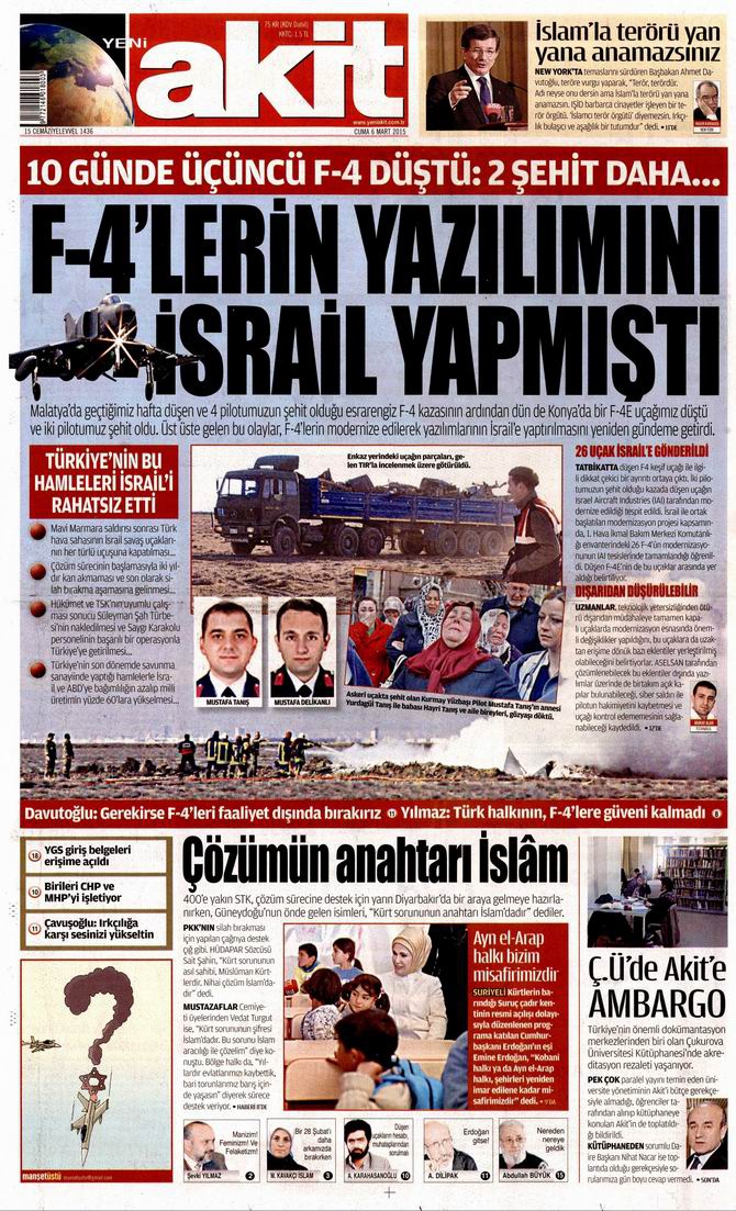 Gazete Manşetleri - 6 Mart 2015 32
